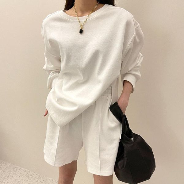 spring summer tracksuit women loose two piece sets casual and high waist short pants shorts sweatpant 2 outfits gym clothing, White;black
spring summer tracksuit women loose two piece sets casual and high waist short pants shorts sweatpant 2 outfits gym clothing, White;black