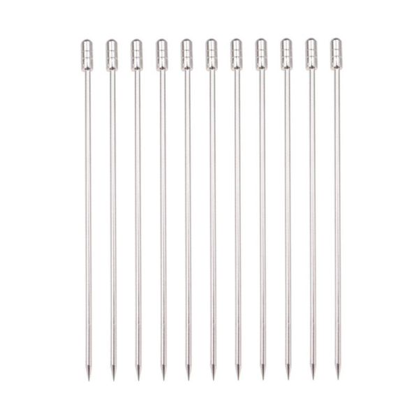 pcs 304 stainless steel picks reusable cylinder shaped cocktail dessert for dinner party bbq (silver) forks
pcs 304 stainless steel picks reusable cylinder shaped cocktail dessert for dinner party bbq (silver) forks