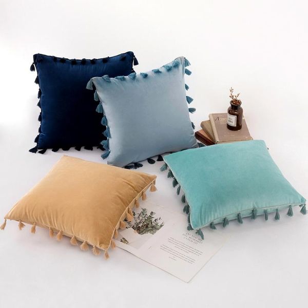 pillow case 1/2/4 pcs tassel velvet square cases throw waist cushion 45x45cm cover bed sofa pad lover couple gift home decoration d30
pillow case 1/2/4 pcs tassel velvet square cases throw waist cushion 45x45cm cover bed sofa pad lover couple gift home decoration d30