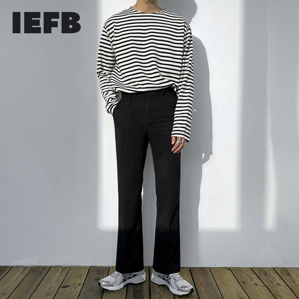 men's suits & blazers iefb flare business trousers 2021 suit pants autumn korean style vertical casual long black grey slim bottoms, White;black
men's suits & blazers iefb flare business trousers 2021 suit pants autumn korean style vertical casual long black grey slim bottoms, White;black
