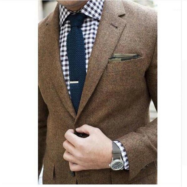 men's suits & blazers mens tweed jacket custom made brown coat bespoke herringbone coats blazer masculino men, White;black
men's suits & blazers mens tweed jacket custom made brown coat bespoke herringbone coats blazer masculino men, White;black