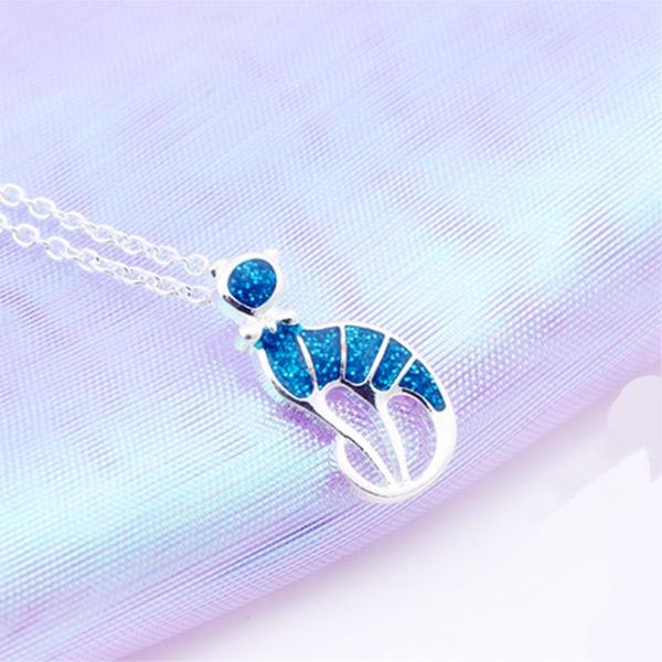 pendant necklaces cute lucky cat opal & pendants fashion tone ocean blue necklace for women jewelry multi-color, Silver
pendant necklaces cute lucky cat opal & pendants fashion tone ocean blue necklace for women jewelry multi-color, Silver