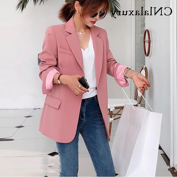 women's suits & blazers suit office lady coat women notched collar single button jacket long sleeve outerwear 2021 casual chaqueta muje, White;black
women's suits & blazers suit office lady coat women notched collar single button jacket long sleeve outerwear 2021 casual chaqueta muje, White;black