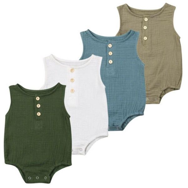 rompers 0-24m baby summer clothing girl sleeveless cotton bodysuit infant outfit girls solid sunsuit boy clothes boys, Blue
rompers 0-24m baby summer clothing girl sleeveless cotton bodysuit infant outfit girls solid sunsuit boy clothes boys, Blue