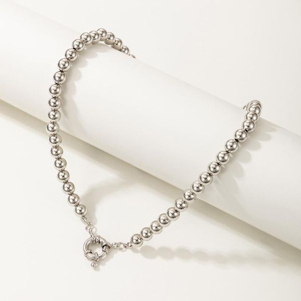 chokers tocona punk beaded chain choker necklace for women men silver color alloy metal geometric neck hiphop jewelry collar 18620, Golden;silver
chokers tocona punk beaded chain choker necklace for women men silver color alloy metal geometric neck hiphop jewelry collar 18620, Golden;silver
