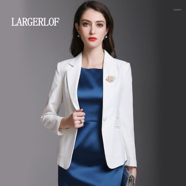 women's suits & blazers largerlof ladies blazer slim fit simple women white autumn elegant woman coats br47006, White;black
women's suits & blazers largerlof ladies blazer slim fit simple women white autumn elegant woman coats br47006, White;black