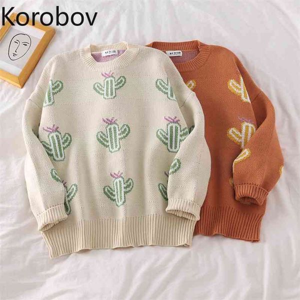 korobov o neck long sleeve embroidery sueter mujer korean sweet fashion sweaters preppy style cartoon female pullovers 210430, White;black
korobov o neck long sleeve embroidery sueter mujer korean sweet fashion sweaters preppy style cartoon female pullovers 210430, White;black