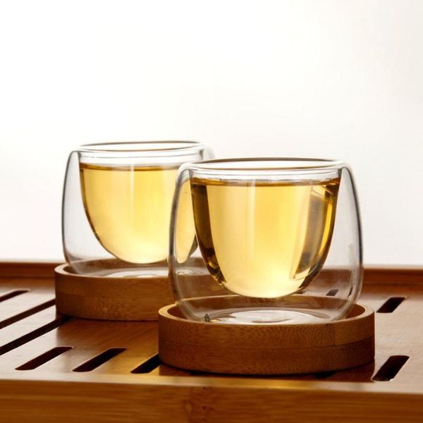 wine glasses 2/4 pcs 80ml clear double wall glassware with wooden pallets heat-resistant coffee mug tea cups milk beer soup
wine glasses 2/4 pcs 80ml clear double wall glassware with wooden pallets heat-resistant coffee mug tea cups milk beer soup