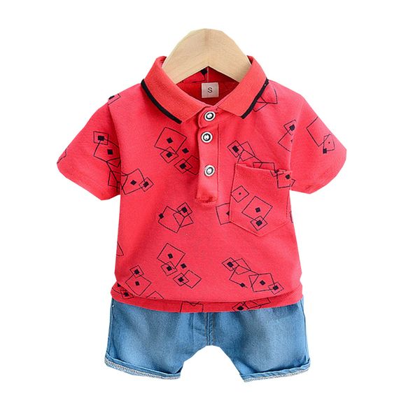 summer new boy clothes sets baby boy lapel casual t-shirt short sleeve + shorts 2 pieces kids clothing, White
summer new boy clothes sets baby boy lapel casual t-shirt short sleeve + shorts 2 pieces kids clothing, White