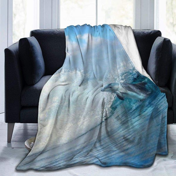throw blanket for kids teens adults soft warm dolphin jumps out of the sea wave seagull animal sky blue microfiber all season
throw blanket for kids teens adults soft warm dolphin jumps out of the sea wave seagull animal sky blue microfiber all season
