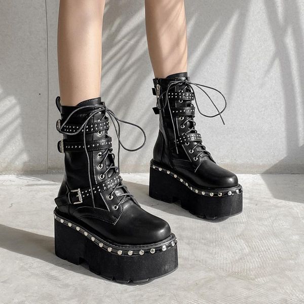 boots winter korean fashion trendy short-tube slope with high-heeled ladies thick-soled motorcycle large size 34-43, Black
boots winter korean fashion trendy short-tube slope with high-heeled ladies thick-soled motorcycle large size 34-43, Black