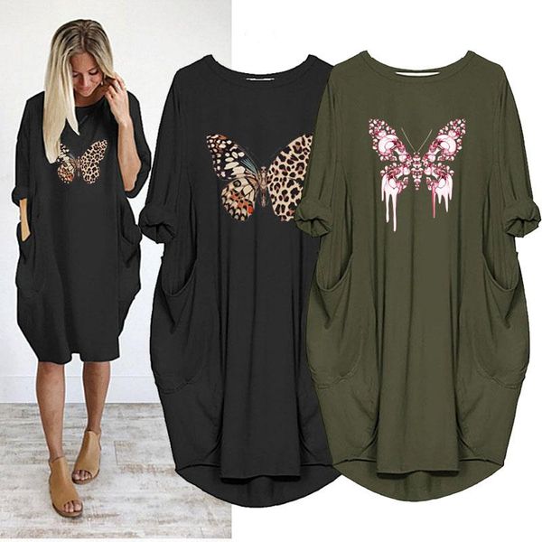 casual dresses vestidos midi for women butterfly print dress streetwear long sleeve harajuku loose beach pocket robe femme party, Black;gray
casual dresses vestidos midi for women butterfly print dress streetwear long sleeve harajuku loose beach pocket robe femme party, Black;gray