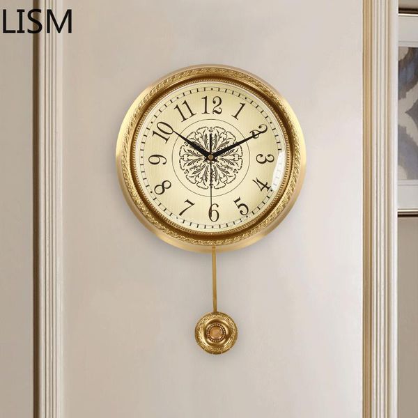 wall clocks nordic design simple pure copper modern silent clock living room light luxury fashion personality swing reloj de pared
wall clocks nordic design simple pure copper modern silent clock living room light luxury fashion personality swing reloj de pared