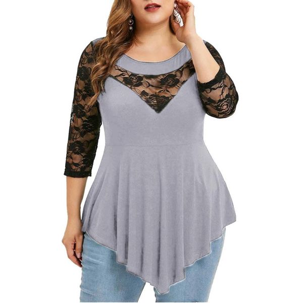 women three quarter sleeve shirt 2021 fashion see through look irregular plus size loose shirts womens autumn casual blouses women's, White
women three quarter sleeve shirt 2021 fashion see through look irregular plus size loose shirts womens autumn casual blouses women's, White