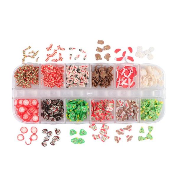 nail art decorations 1 box 12 shapes chritmas slices polymer 3d slice colorful diy supplies for festival crafts, Silver;gold
nail art decorations 1 box 12 shapes chritmas slices polymer 3d slice colorful diy supplies for festival crafts, Silver;gold
