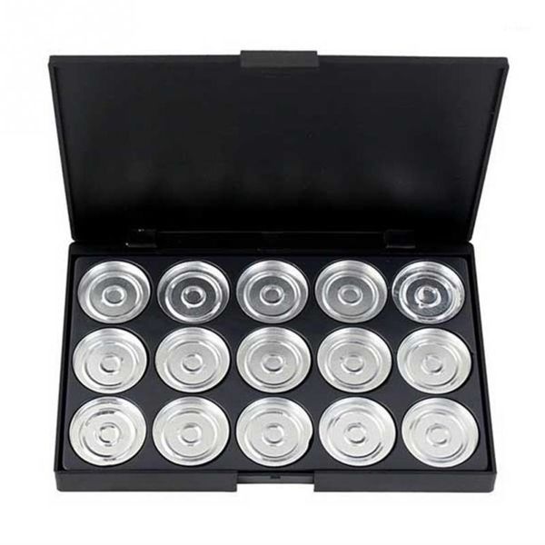 pcs /lot professional empty make up eyeshadow pigment aluminum palette pans case makeup diy 15 grid beauty tools1
pcs /lot professional empty make up eyeshadow pigment aluminum palette pans case makeup diy 15 grid beauty tools1