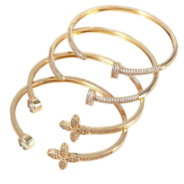 5pcs 2021 gold open cuff bangles bracelets for women white cz pave bangle cubic zirconia luxury jewelry gifts, Golden;silver
5pcs 2021 gold open cuff bangles bracelets for women white cz pave bangle cubic zirconia luxury jewelry gifts, Golden;silver