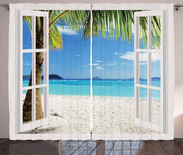 curtain & drapes turquoise curtains tropical palm trees on island ocean beach through white wooden windows living room bedroom window
curtain & drapes turquoise curtains tropical palm trees on island ocean beach through white wooden windows living room bedroom window