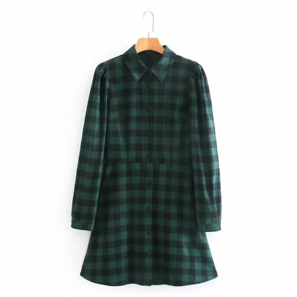 casual dresses fashion women plaid mini shirt dress female turndown collar long sleeve clothes high street loose vestido d6997, Black;gray
casual dresses fashion women plaid mini shirt dress female turndown collar long sleeve clothes high street loose vestido d6997, Black;gray