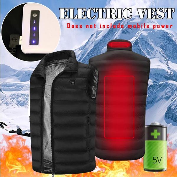 men outdoor usb infrared heating vest jacket women winter electric thermal clothing waistcoat for sports hiking men's vests, Black;white
men outdoor usb infrared heating vest jacket women winter electric thermal clothing waistcoat for sports hiking men's vests, Black;white