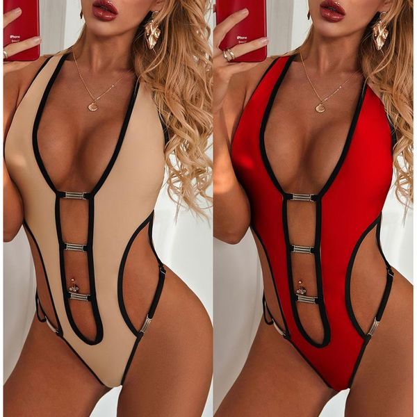 women's swimwear women swimsuit 2021 beach wear bathing suit bikini set one piece solid color metal buckles nylon sierra surfer, White;black
women's swimwear women swimsuit 2021 beach wear bathing suit bikini set one piece solid color metal buckles nylon sierra surfer, White;black