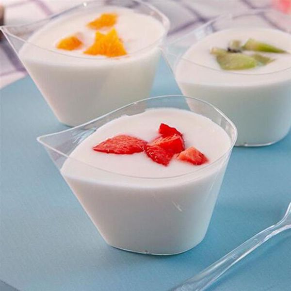 pcs yogurt dessert cups disposable plastic bowl ice cream cup containers for cafe restaurant home 120ml storage bottles & jars
pcs yogurt dessert cups disposable plastic bowl ice cream cup containers for cafe restaurant home 120ml storage bottles & jars