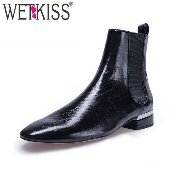 wetkiss low heels women boots square toe rubber elastic band footwear leather female boot casual shoes woman autumn black 210630
wetkiss low heels women boots square toe rubber elastic band footwear leather female boot casual shoes woman autumn black 210630