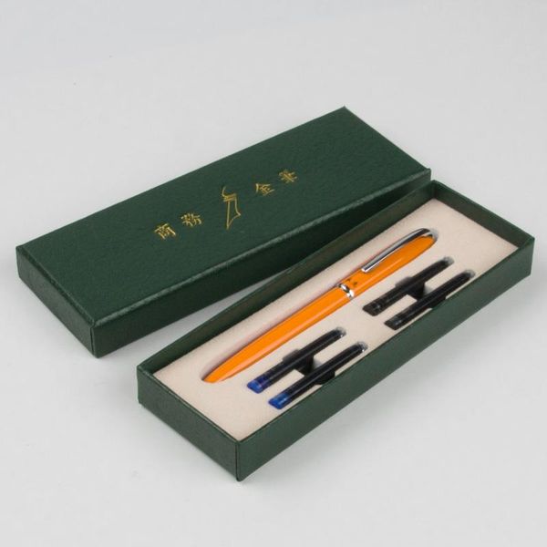 stationery wingsung luxury metla gift pen 0.38mm extra fine nib fountain orange silver ink pens christmas
stationery wingsung luxury metla gift pen 0.38mm extra fine nib fountain orange silver ink pens christmas