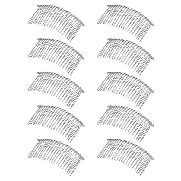 hair brushes 5pcs metal clip combs iron wire clasp veil inserted for girls (20k white), Silver
hair brushes 5pcs metal clip combs iron wire clasp veil inserted for girls (20k white), Silver