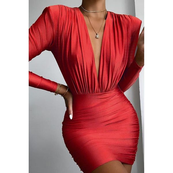 casual dresses 2021 women's autumn v-neck milk silk stitching solid color fold design tight-fitting hip dress, Black;gray
casual dresses 2021 women's autumn v-neck milk silk stitching solid color fold design tight-fitting hip dress, Black;gray
