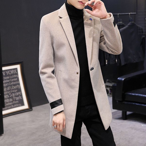 men's wool & blends british style thick warm jackets men clothing fashion casual coats windbreaker autumn winter for mens long sli, Black
men's wool & blends british style thick warm jackets men clothing fashion casual coats windbreaker autumn winter for mens long sli, Black