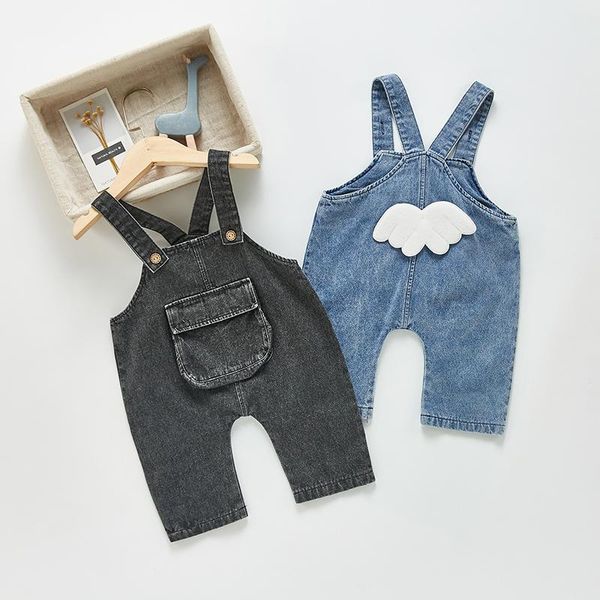 trousers korean style born baby boy girl cowboy loose pants large pocket casual cute wings spring autumn overall clothes, Blue
trousers korean style born baby boy girl cowboy loose pants large pocket casual cute wings spring autumn overall clothes, Blue