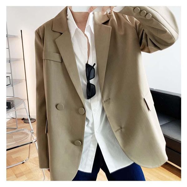 loose outerwear women suit jacket spring summer female jacke 2021 elegant chic single-breasted blazer femme women's suits & blazers, White;black
loose outerwear women suit jacket spring summer female jacke 2021 elegant chic single-breasted blazer femme women's suits & blazers, White;black