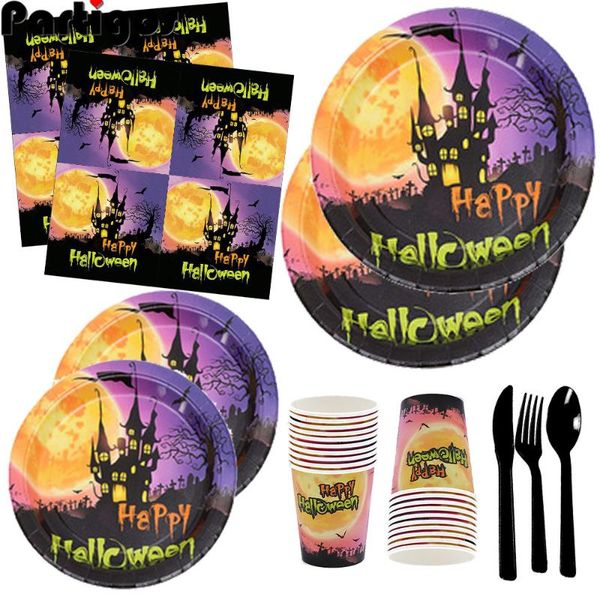 disposable dinnerware halloween disposible set purple paper plates napking cups spoons forks knieves party decoration supplies
disposable dinnerware halloween disposible set purple paper plates napking cups spoons forks knieves party decoration supplies