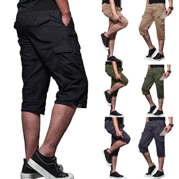 men's shorts 2021 est fashion men summer gym sport running workout cargo jogger trousers, White;black
men's shorts 2021 est fashion men summer gym sport running workout cargo jogger trousers, White;black