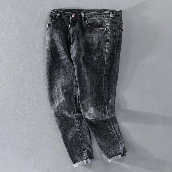 style ankle-length stretch cotton jeans men pants casual black trousers comfortable mens clothes spodnie pantalones men's, Blue
style ankle-length stretch cotton jeans men pants casual black trousers comfortable mens clothes spodnie pantalones men's, Blue