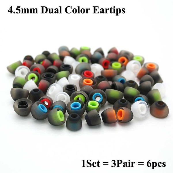4.5mm dual color soft silicone in-ear earphone covers earbud eartips eargels replacement ear tips buds gels cushions for philips
4.5mm dual color soft silicone in-ear earphone covers earbud eartips eargels replacement ear tips buds gels cushions for philips