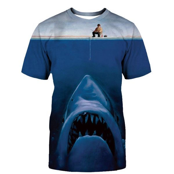 shark pattern men 3d print t-shirt graphic optical illusion short-sleeved party street punk goth round neck summer, White;black
shark pattern men 3d print t-shirt graphic optical illusion short-sleeved party street punk goth round neck summer, White;black