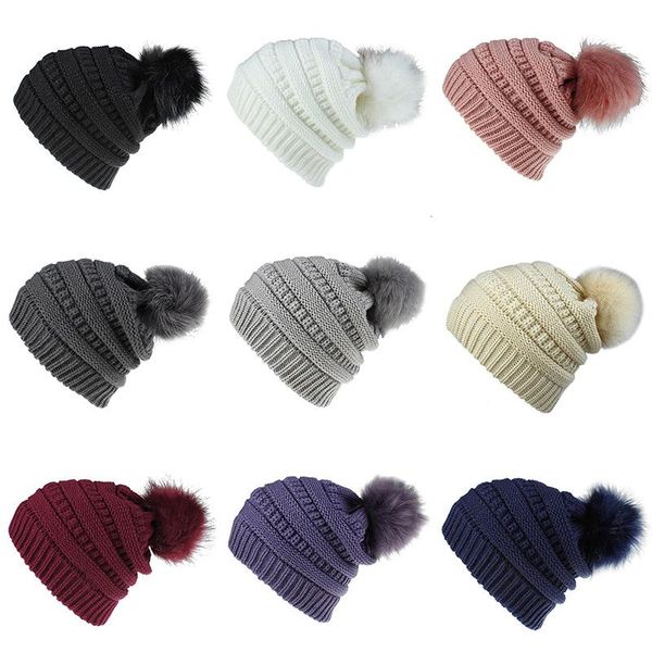 beanie/skull caps women winter knitting beanie hat faux fur pompom warm skullies ski cap for ladies autumn and solid color ball bonnet, Blue;gray
beanie/skull caps women winter knitting beanie hat faux fur pompom warm skullies ski cap for ladies autumn and solid color ball bonnet, Blue;gray