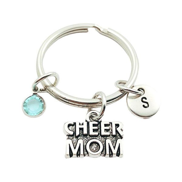 keychains cheer mom initial letter birthstone keyrings creative fashion jewelry women gifts accessories pendants, Silver
keychains cheer mom initial letter birthstone keyrings creative fashion jewelry women gifts accessories pendants, Silver