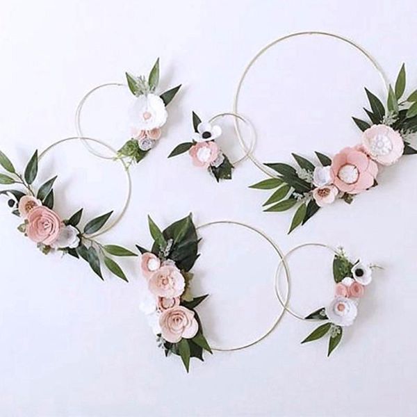 decorative flowers & wreaths 15/20/25/30/3540cm metal hoops home door hanging garlands gold iron ring wall ornament for wedding party
decorative flowers & wreaths 15/20/25/30/3540cm metal hoops home door hanging garlands gold iron ring wall ornament for wedding party