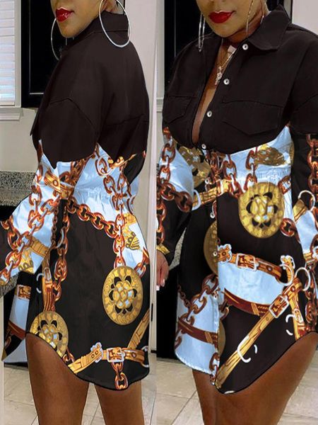 casual dresses summer women vintage print button front patchwork shirt dress 2021 femme turn-down collar mini prom robe lady outfits vestido, Black;gray
casual dresses summer women vintage print button front patchwork shirt dress 2021 femme turn-down collar mini prom robe lady outfits vestido, Black;gray