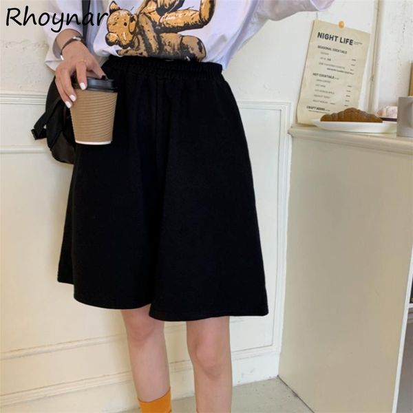 women's shorts women high elastic waist all-match solid fashion neutral basic comfortable students simple summer 2021 loose casual lady, White;black
women's shorts women high elastic waist all-match solid fashion neutral basic comfortable students simple summer 2021 loose casual lady, White;black