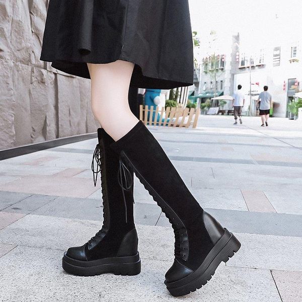 boots womens knee high 2021 winter british knight fashiom women shoes increase comfort platform gothic, Black
boots womens knee high 2021 winter british knight fashiom women shoes increase comfort platform gothic, Black