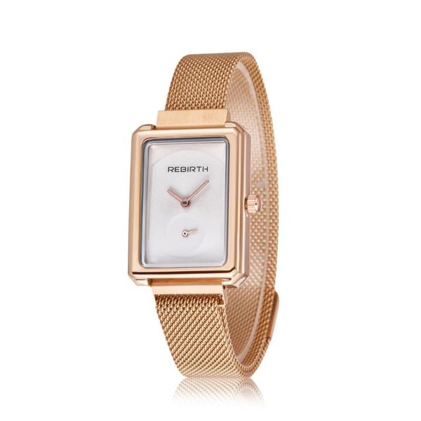 wristwatches rebirth 203 square quartz watches women stainless steel luxury casual dress wrist watch ladies bracelet clock, Slivery;brown
wristwatches rebirth 203 square quartz watches women stainless steel luxury casual dress wrist watch ladies bracelet clock, Slivery;brown