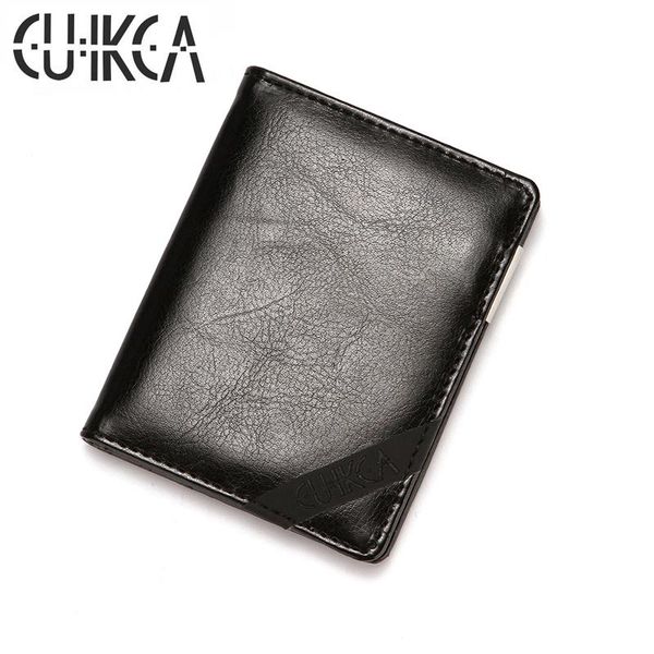 wallets cuikca mens wallet minimalist pu leather card holder black metal clip, Red;black
wallets cuikca mens wallet minimalist pu leather card holder black metal clip, Red;black