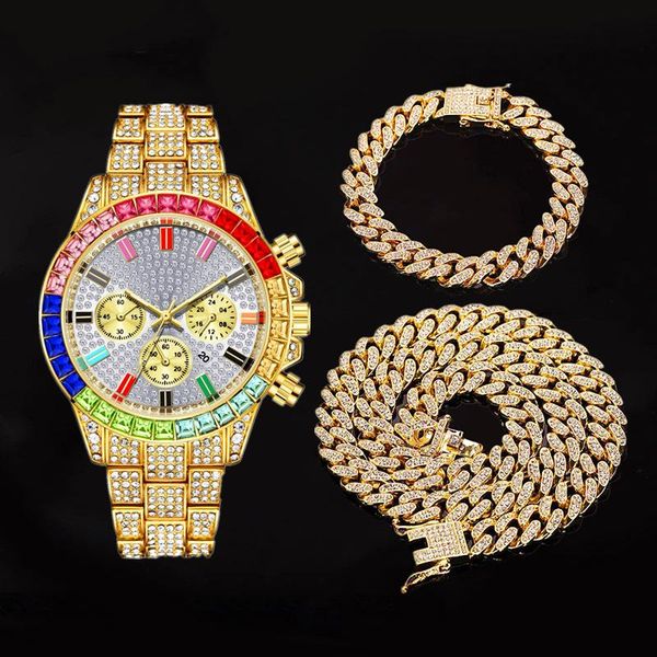 wristwatches men women choker necklace bracelet watch hip hop jewelry cuban link chain iced out chains for relogio masculino, Slivery;brown
wristwatches men women choker necklace bracelet watch hip hop jewelry cuban link chain iced out chains for relogio masculino, Slivery;brown