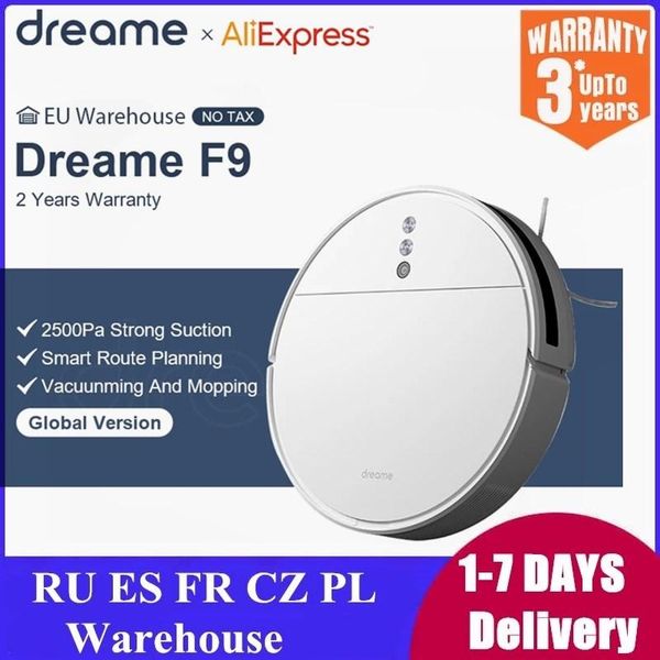 dreame f9 robot vacuum cleaner 2500pa suction planned cleaning automatically charge mop dust collector smart aspirator for home cleaners
dreame f9 robot vacuum cleaner 2500pa suction planned cleaning automatically charge mop dust collector smart aspirator for home cleaners