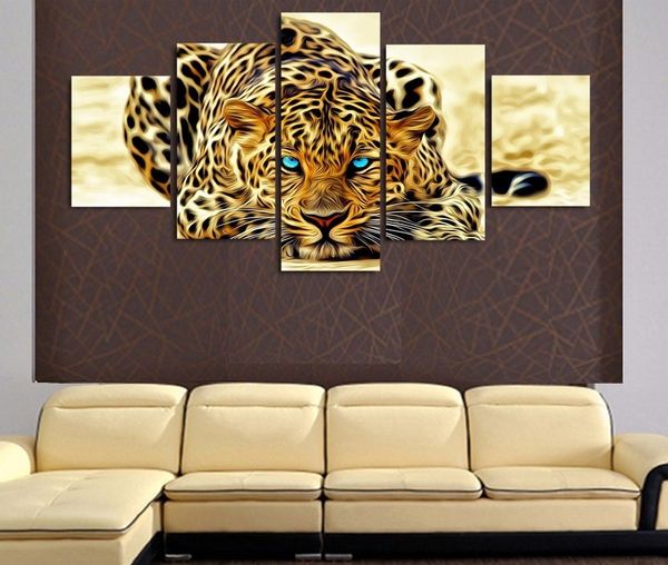5pcs/set unframed leopard gaining momentum oil painting on canvas wall art picture for home decoration
5pcs/set unframed leopard gaining momentum oil painting on canvas wall art picture for home decoration