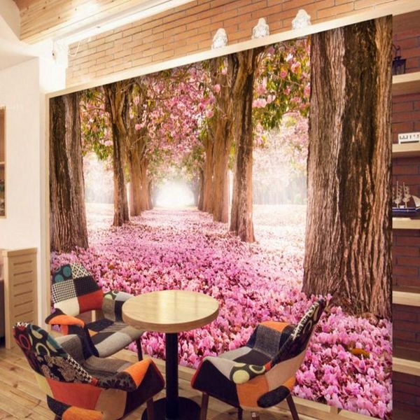 wallpapers dropship custom 3d mural trees pink petals background restaurant living room wallpaper flower
wallpapers dropship custom 3d mural trees pink petals background restaurant living room wallpaper flower